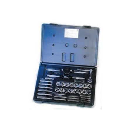 Champion Cutting Tool 40 Piece Metric 302M Plug Taps & CS30M Hex Dies Set, CHA CHA CS40MP